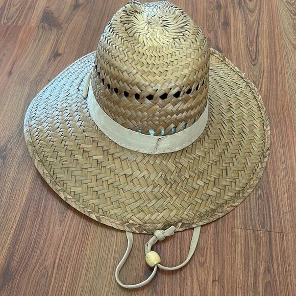 Dorfman Pacific co. DPC Aussie straw lifeguard beach hat Sun hat surfer hat - Picture 1 of 5